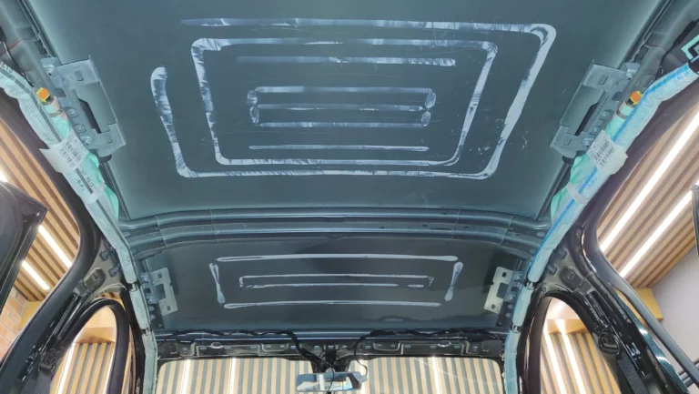 Шумоизоляция крыши Mercedes-Benz E-class-1