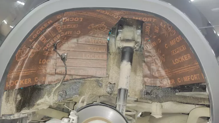 Шумоизоляция арок Volkswagen Teramont-3