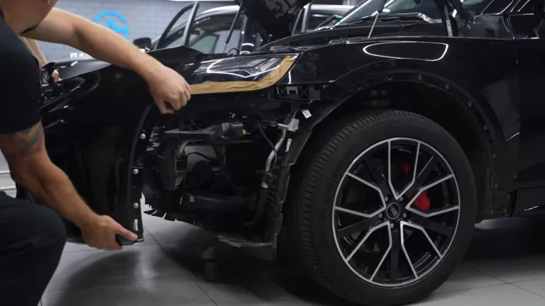 Оклейка бампера Audi Q5-1
