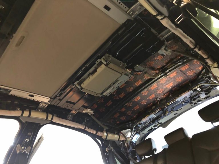 Шумоизоляция крыши Infiniti QX70 2017-1