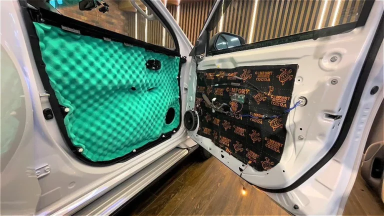 Шумоизоляция двери Mitsubishi Montero Sport 2022-4
