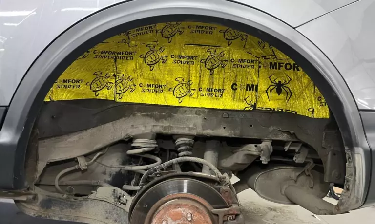 Шумоизоляция арок Nissan Qashqai