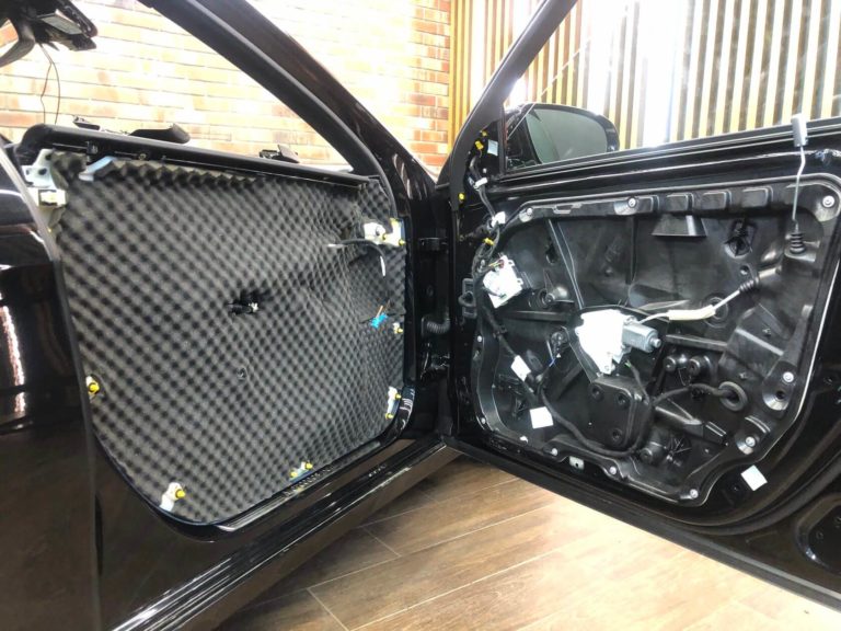 Шумоизоляция дверей Mercedes S W222